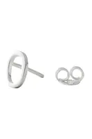 Strieborná náušnica Design Letters