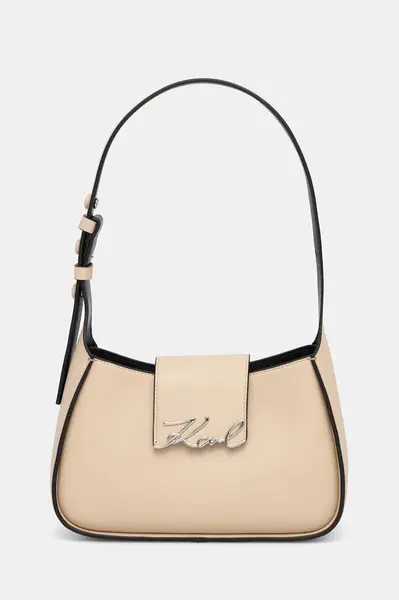 Kožená kabelka Karl Lagerfeld