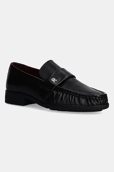 Kožené mokasíny Tommy Hilfiger LOAFER SOFT NAPPA PLEATED TOE