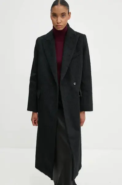 Kabát s prímesou vlny Day Birger et Mikkelsen Franka - Fuzzy Autumn