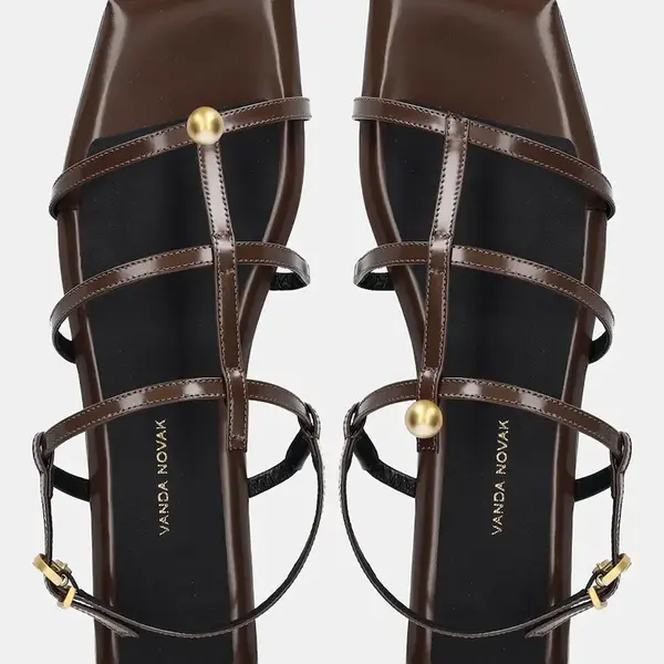 Kožené sandále Vanda Novak Bianca
