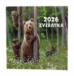 Zvířátka 2026 - nástěnný kalendář