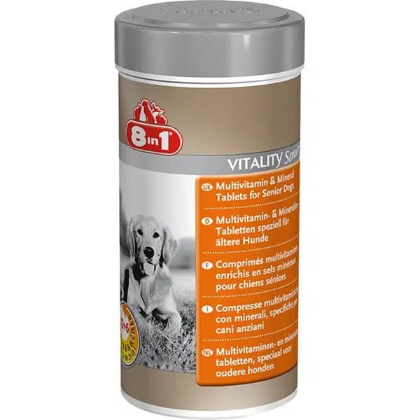 8 in 1 Vitality - Multivitamínové tablety pre starších psov 70 tabliet