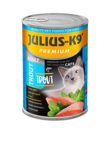 Julius-K9 Adult - Trout konzerva pro kočky 415 g