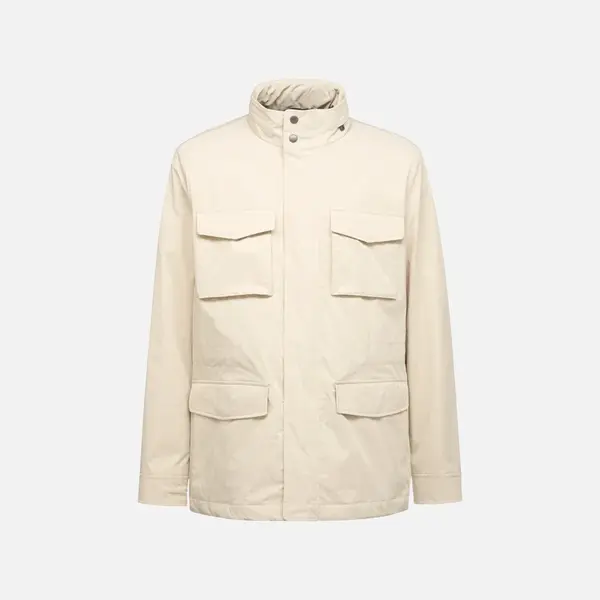 Beige men's jacket Geox Damon - Men's