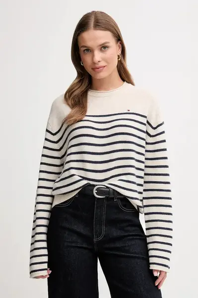 Vlnený sveter Tommy Hilfiger