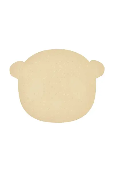 Koupelnový kobereček OYOY Ling Ling Panda 50 x 38,5 x 0,25 cm žlutá barva