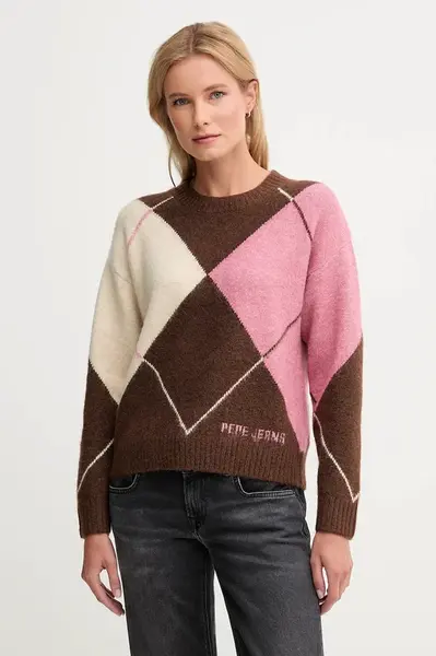 Svetr z vlněné směsi Pepe Jeans