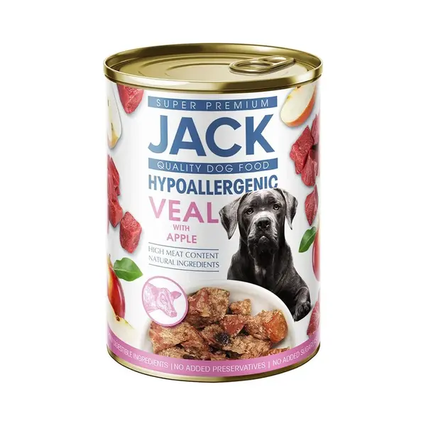 Jack Super Premium hypoalergénna paštéta - teľacia s jablkom 400 g