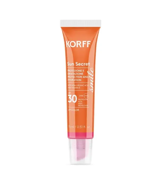 KORFF Sun Secret Krém na rty SPF30 15 ml