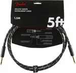 Fender Deluxe Series 5' Instrument Cable Black Tweed