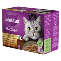 Whiskas Pure Delight Cassarole, výběr drůbeže - Multipack 12 x 85 g