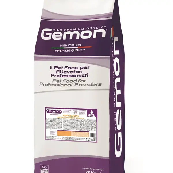 Gemon All Breeds Puppy & Juniorsuché krmivo pro psy - kuřecí, rýže 20 kg
