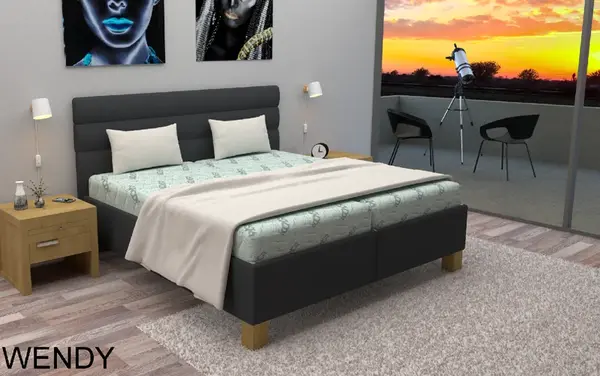 Postel Wendy Rozměr: 160 x 200 cm, Matrace: Royal Max - tvrdost 4