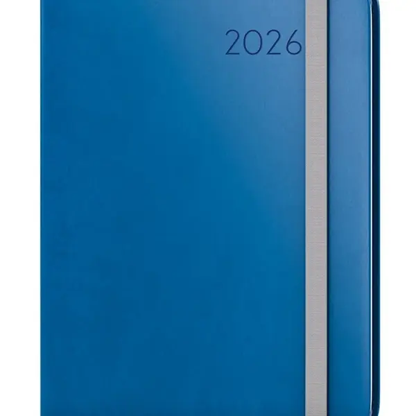 Týdenní diář 2026 Zoro Flexi A5 modrá
