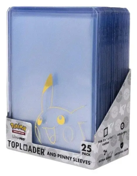 Pokémon Ultra PRO: Pikachu Toploader and Penny Sleeves Combo Pack