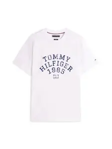 TOMMY HILFIGER Tričko 'ARCH'  námornícka modrá / biela