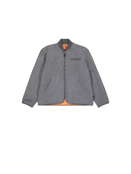 ALPHA INDUSTRIES Prechodná bunda  tmavosivá