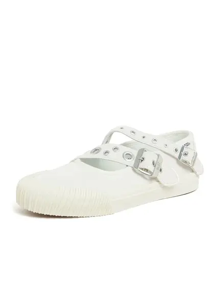 VANS Baleríny s ramienkom  biela