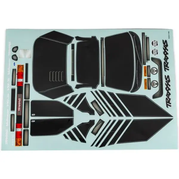 Traxxas samolepky Ford RS200 černé