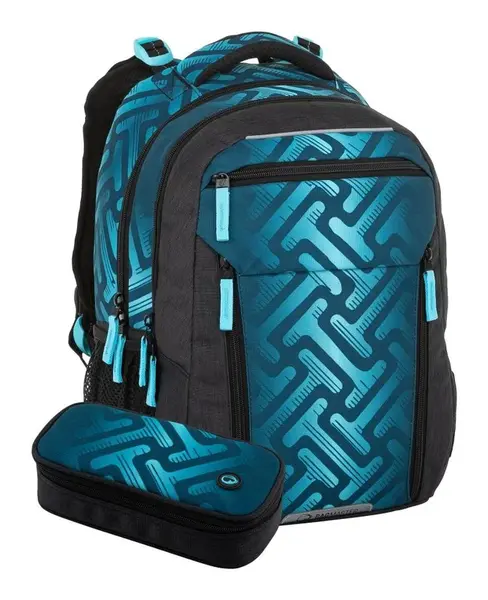 Školní set Bagmaster PORTO 22 C Set Blue/black