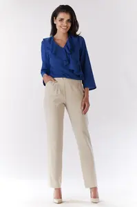 Awama Woman's Blouse A189 Blue