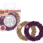 Ozdobné spirálové gumičky Invisibobble Sprunchie Slim The Snuggle is Real - 2 ks