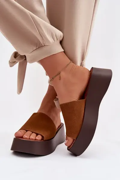 Dámské platformové sandály Camel Liorisse