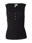 PIECES Top 'PCKitte'  čierna