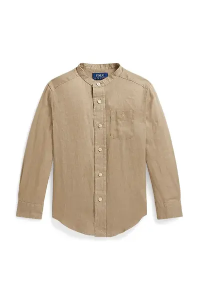 Polo Ralph Lauren  košile dětská lněná