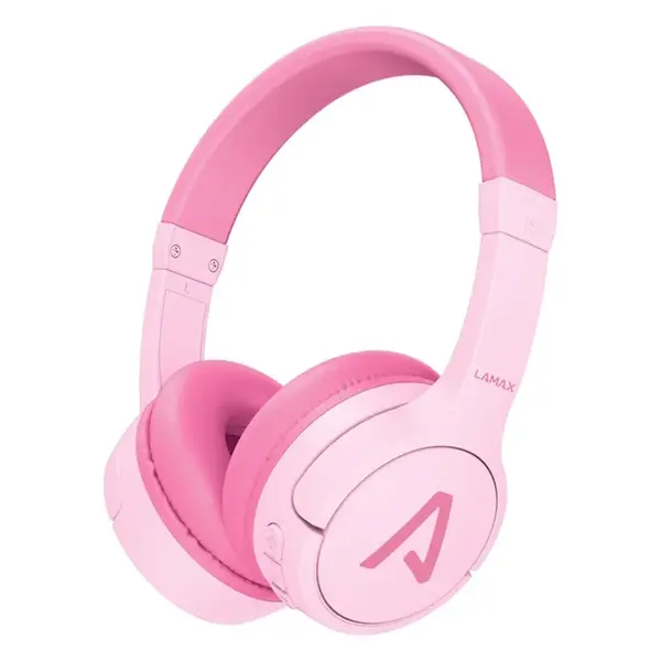 LAMAX Base kid1 pink bezdrátová dětská sluchátka