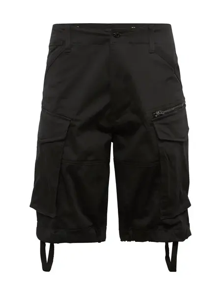G-STAR Nohavice 'Zip Relaxed Short'  čierna
