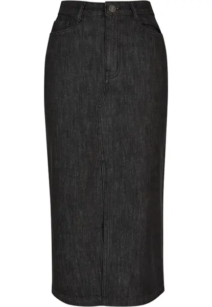 Urban Classics Sukňa  čierny denim