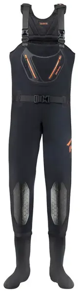 Daiwa broďáky d-vec waders flex black with socks - 44/45