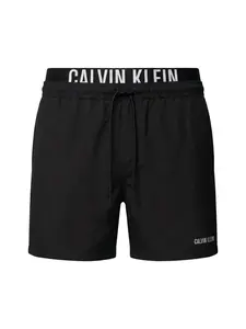 Calvin Klein Plavecké šortky  čierna / biela