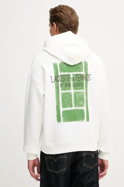 Lacoste  mikina s kapucí pánská bavlněná