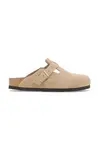Semišové šľapky Birkenstock Boston