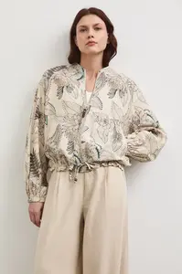 Medicine Ľanová bomber bunda Medicine
