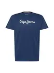 Pepe Jeans Tričko 'EGGO'  námornícka modrá / sivá