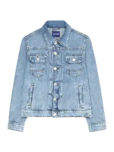 Only & Sons Junior Prechodná bunda 'OSJDUKE'  modrá denim