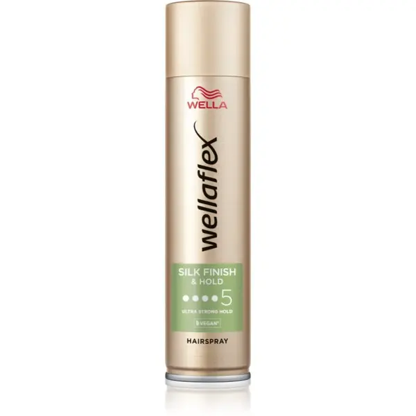 Wella Wellaflex Silk Finish & Hold lak na vlasy s extra silnou fixací 250 ml