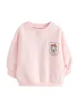 Next Mikina  svetlohnedá / žltá / ružová / čierna