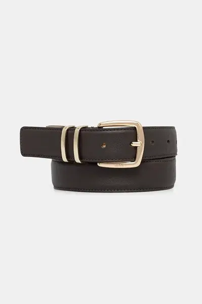 BOSS pásek dámský kožený Plum-ML_Sz30