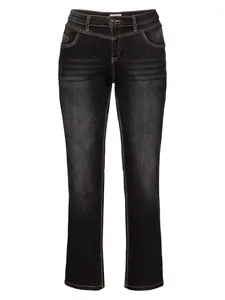SHEEGO Džínsy 'Lana'  čierny denim