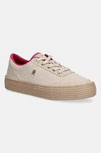 Tommy Hilfiger TH FOXING PLATFORM ROPE tenisky dámske