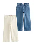 Next Džínsy  modrá denim / biely denim