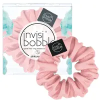 Ozdobná spirálová gumička Invisibobble Sprunchie No Morals, But Corals - růžová