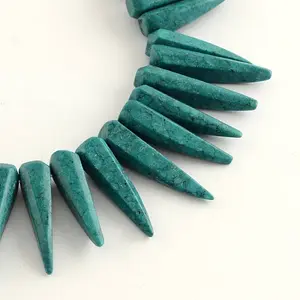 Dyed Synthetical Turquoise Bead Strands