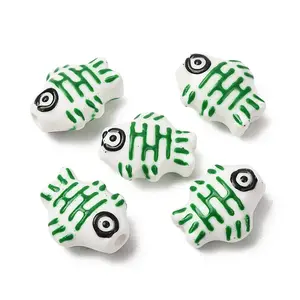 Handmade Printed Porcelain Beads