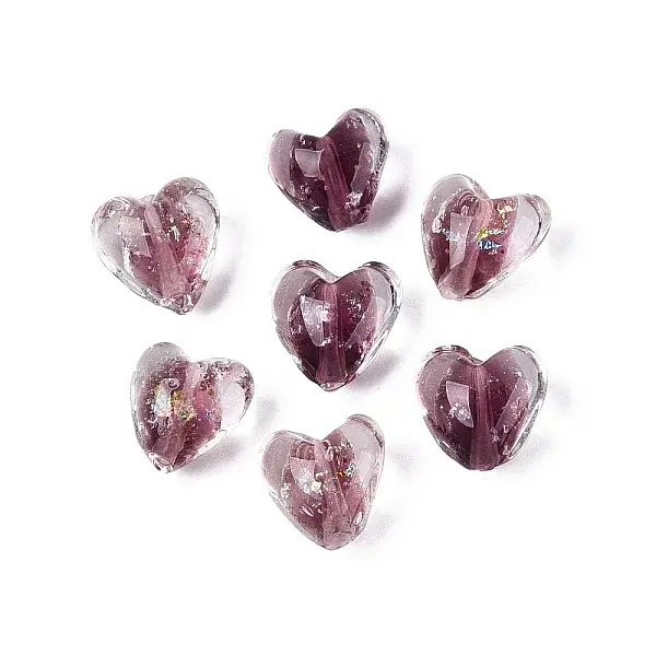 Handmade Foil Glass Beads